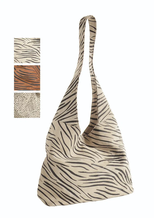 Safari Slouch Large Patchwork Goat Skin Shoulder Bag