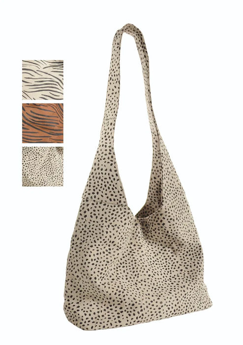 Safari Slouch Large Patchwork Goat Skin Shoulder Bag