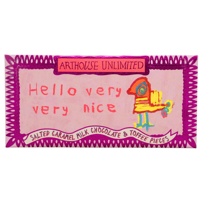 MINI Arthouse Unlimited Salted Caramel Milk Chocolate Bar with Toffee Pieces