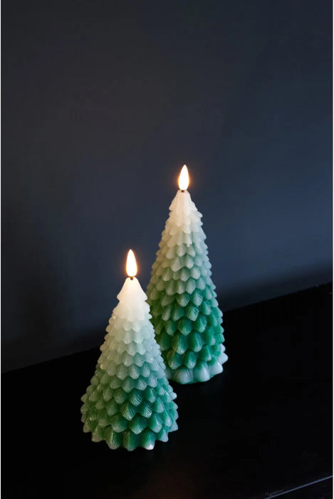 Winter Tree LED Candles - Set of 2