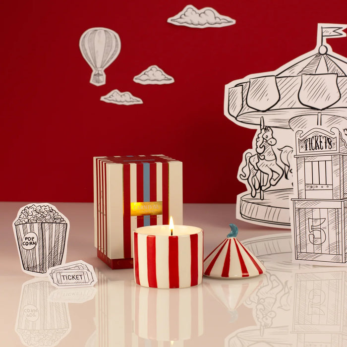 Carnival Ceramic Candle - Plum & Pomegranate