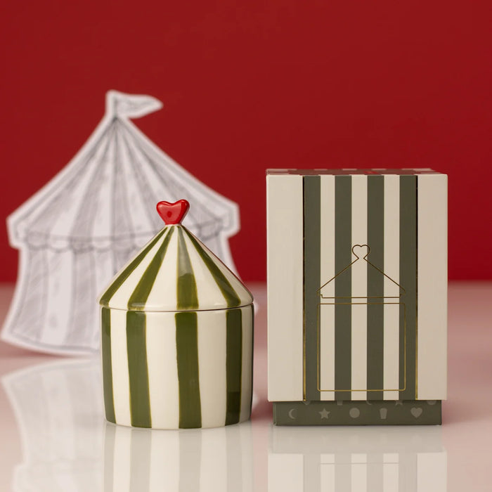 Carnival Ceramic Candle - Tomato Leaf