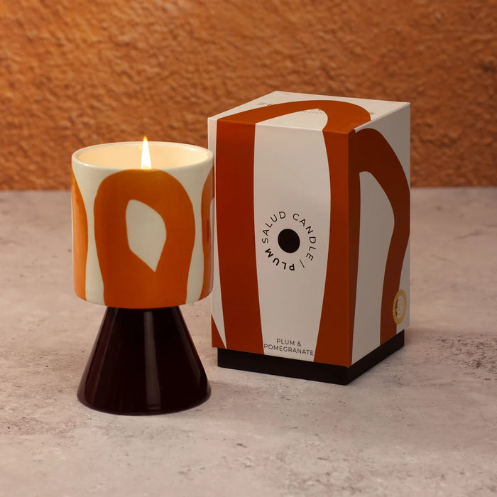 Drip Glaze Candle - Tomato Leaf