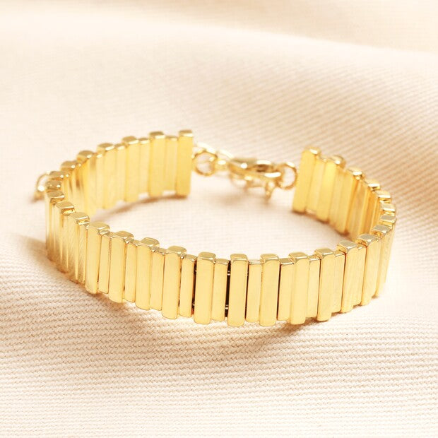 Asymmetrical Layered Bar Bracelet