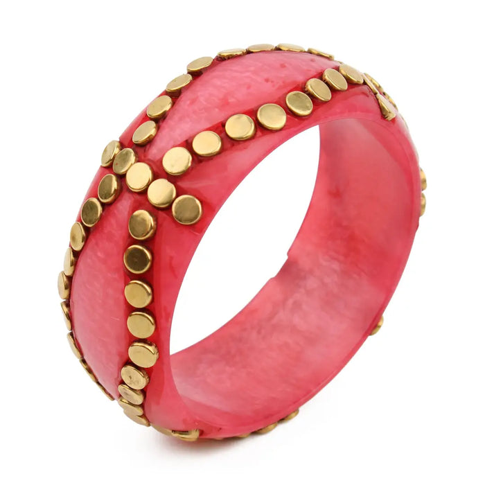 Chunky Resin Stud Bangles