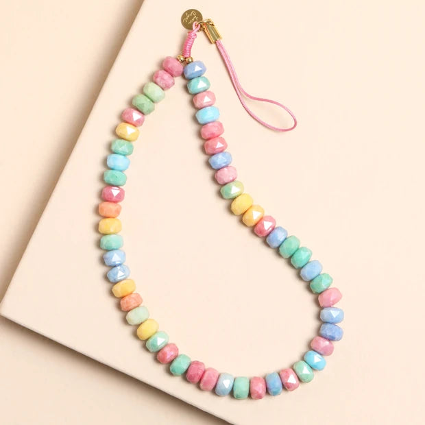 Beaded Rainbow Chunky Phone Charm Chain