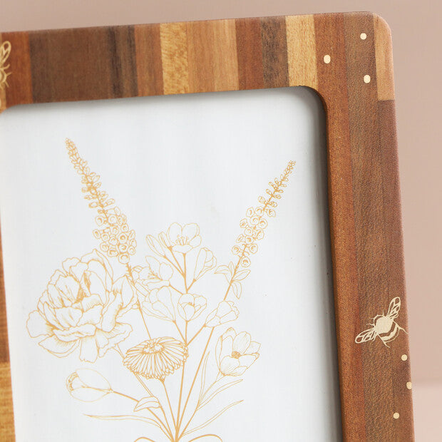 Bee Wooden Photo Frame