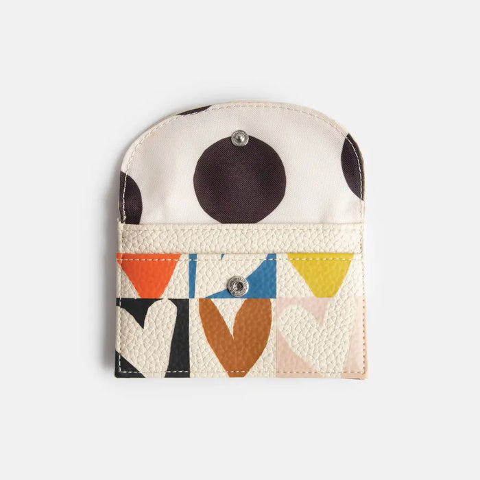 Multi Hearts Card Holder & Coin Purse