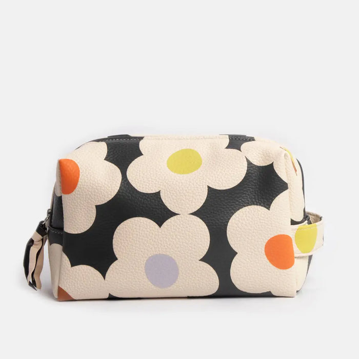 Multi Flower Large Travel Wash Bag
