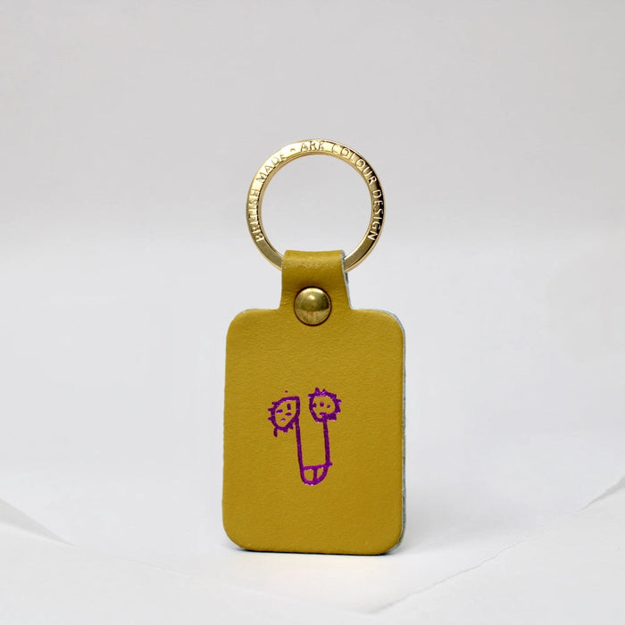 Willy Keyrings in Genuine Leather