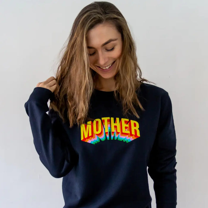 Embroidered 'Mother' Sweatshirt