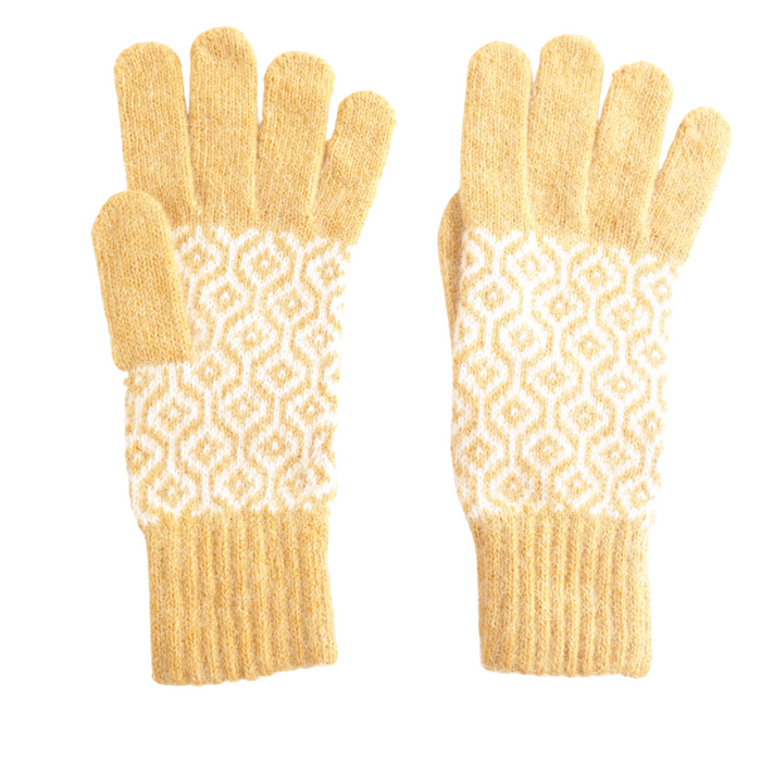 Honeycomb Wool Gloves