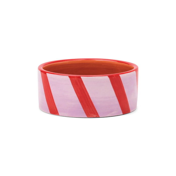 Izzy Wine Coaster In Lilac & Rust