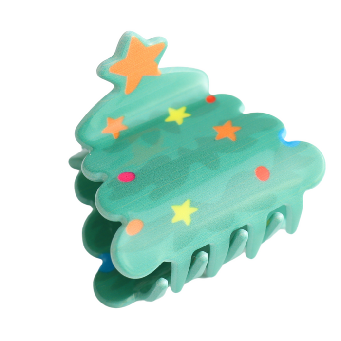 Christmas Tree Hair Claw Clip