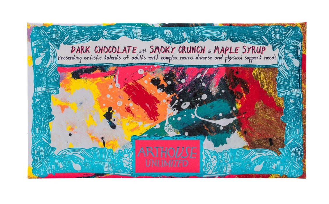 Arthouse Unlimited Dark Chocolate with Smoky Crunch and Maple Syrup