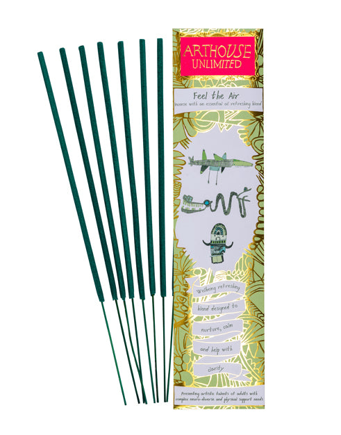 Arthouse Unlimited Incense Sticks - Feel The Air, Refreshing Blend