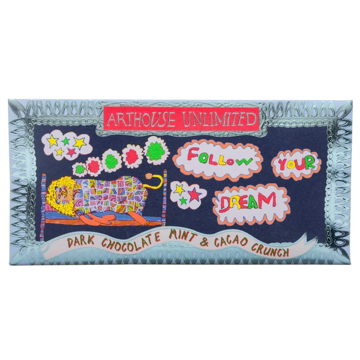 MINI Arthouse Unlimited Dark Chocolate Bar with Mint & Cacao Crunch