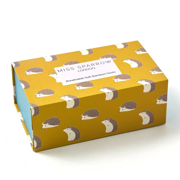 Hedgehogs Socks Box