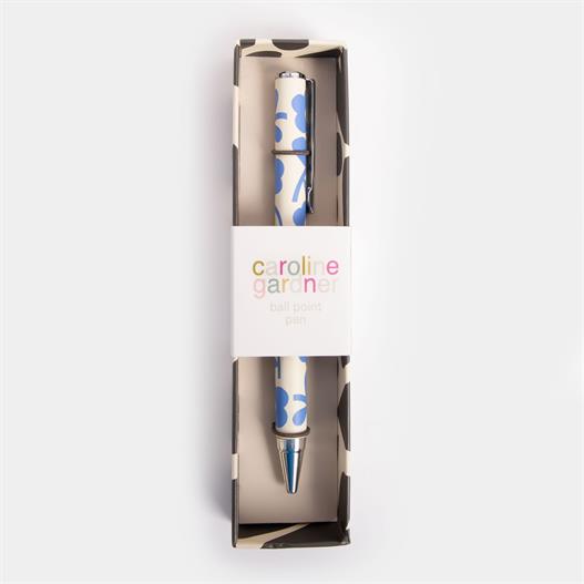 Cornflower Blue Flower Boxed Pen