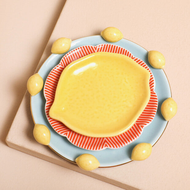 Set of 3 Lemon Nesting Trinket Dishes