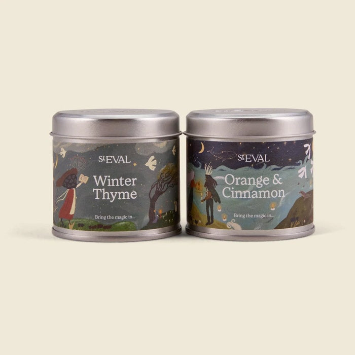 St Eval Mini Tin Candle Christmas Gift Set