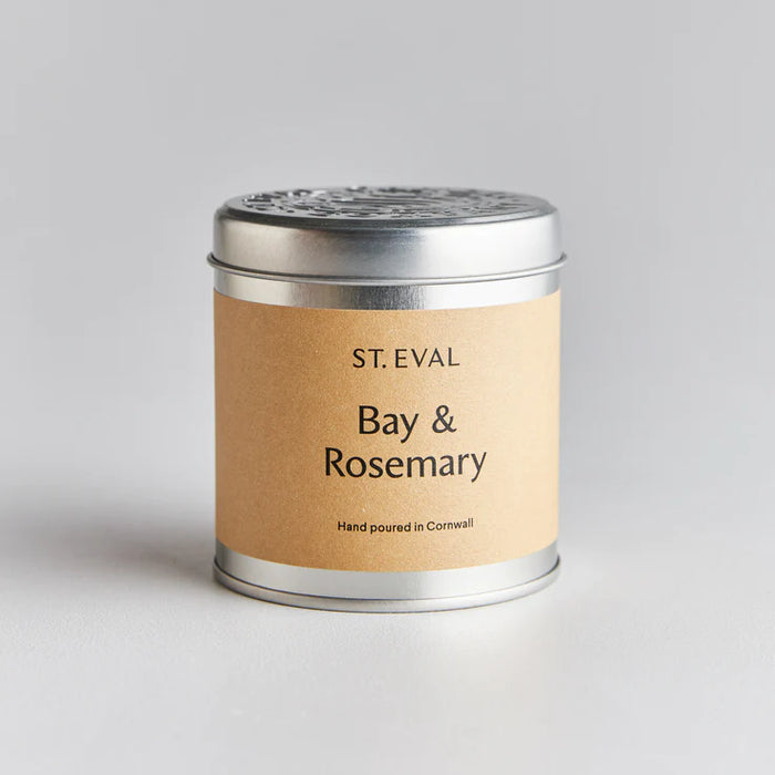 Bay And Rosemary Tin Candle