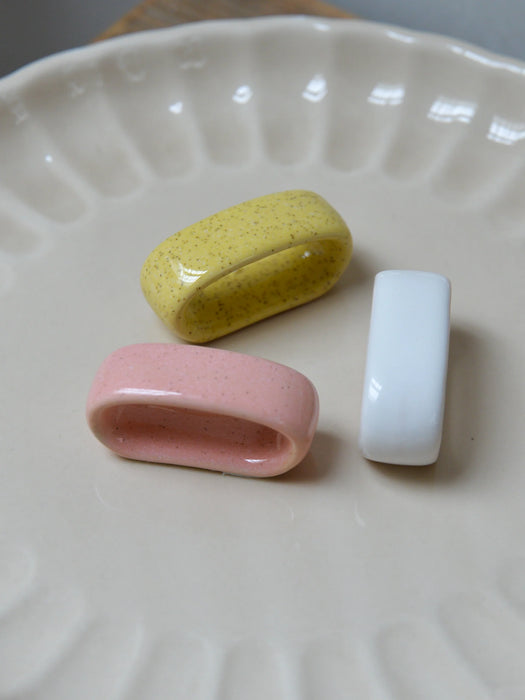 Ceramic Napkin Rings