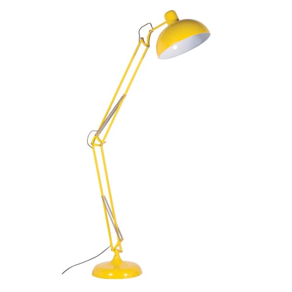 Yellow Angle Floor Lamp